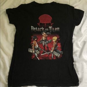 Black anime tee